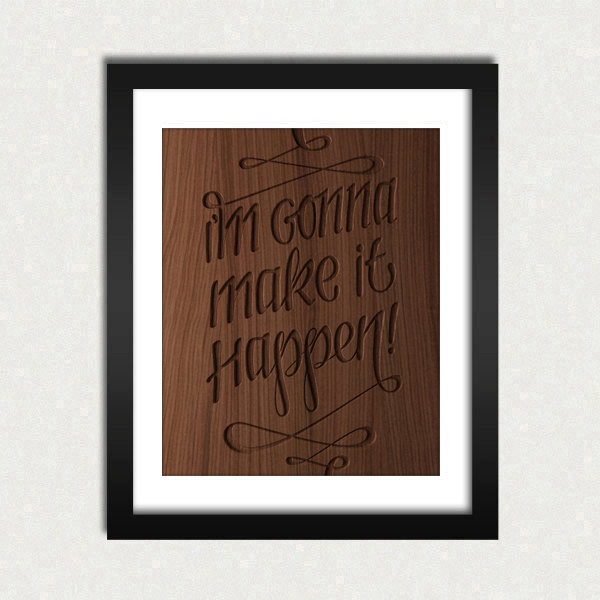 Personalized Quote Wood Engraved Sign Printable - Digital Download - Size 8x10 - Perfect Gift Idea